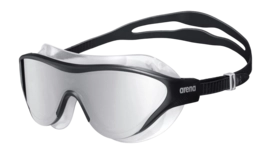 Schwimmbrille Arena The One Mask Mirror Unisex Silver Black Silver
