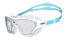 Swimming Goggles Arena Kids The One Mask Jr Clear White Light Blue