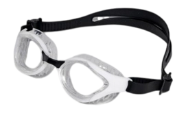 Schwimmbrille Arena Air-Bold Swipe Unisex Clear White Black