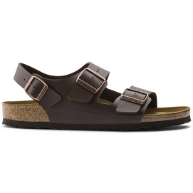 Sandals Birkenstock Men Milano BF Regular Dark Brown-Shoe size 40