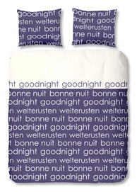 Dekbedovertrek Good Morning Goodnight Purple Katoen
