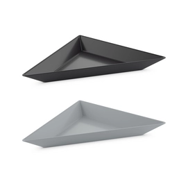 Schale Koziol Tangram-2 Cool Grau / Schwarz (Set von 2)