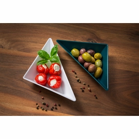 Kom Koziol Tangram-2 Cool Grey/Cosmos Black (Set van 2)