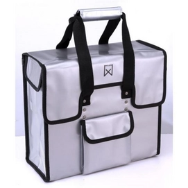 Fietstas Willex Shopper Bisonyl Zilver