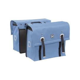 Fietstas Willex Krantentas Canvas Blauw