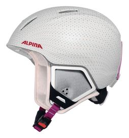 Skihelm Alpina Carat XT White-Polka Matt