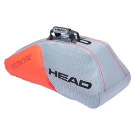 Tennis Bag HEAD Radical 9R Supercombi Grey Orange 2021