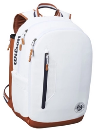 Tennisrucksack Wilson Roland Garros Tour Backpack White Navy Clay