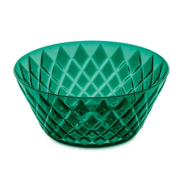 Salad Bowl Koziol Crystal Bowl L Transparent Emerald Green