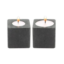 Porte-Bougie Akouarel Skriba Anthracite