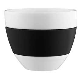 Milchkaffeetasse Koziol Aroma Solid Schwarz
