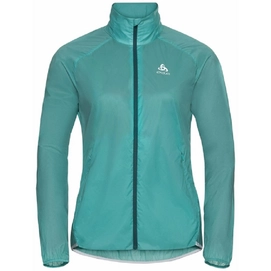 Trainingsjacke Odlo Zeroweight Dual Dry Water Resist Jaded Damen