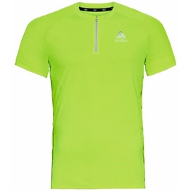 T-shirt de Sport Odlo Men SS 12 Zip Axalp Trail Lounge Lizard