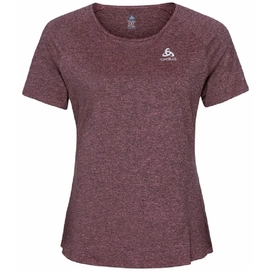 T-Shirt de Sport Odlo Women SS Crew Neck Run Easy 365 Rose
