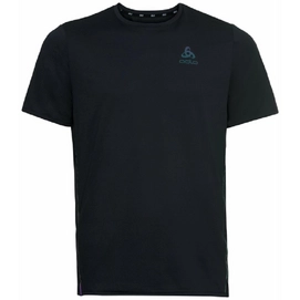 T-Shirt de Sport Odlo Men SS Crew Neck Zeroweight Chill-T Black Blackpack