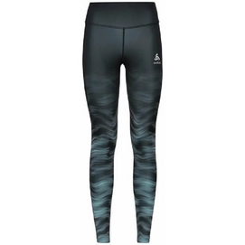 Leggings Odlo Tights Zeroweight Print Jaded Graphic Ss21 Damen