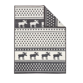 Jacquard Plaid Ibena Messina Elan Gris Beige