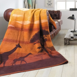 Jacquard Decke Ibena Messina African Sun