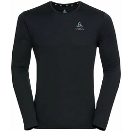 Haut de Sport Odlo Men LS Crew Neck Zeroweight Chill-T Black Blackpack