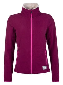 Ski vest Protest Women Sharpa Full Zip Top Beet Red
