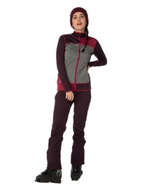 Ski vest Protest Women Bakari Full Zip Top Dark Lava
