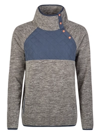 Trui Protest Women Digress Fleece Top Concrete