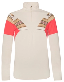 Pull de Ski Protest Women Yingsa 1/4 Zip Top Canvasoffwhite