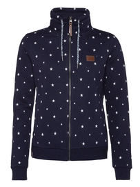 Vest Protest Women Panorama Full Zip Ground Blue