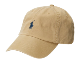 Casquette Ralph Lauren Men Coton Chino Baseball Cafe Tan Newport Navy