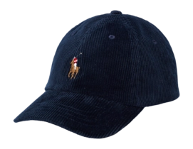 Cap Ralph Lauren Men Corduroy Ball Aviator Navy