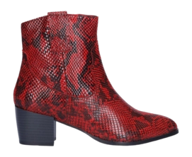 Stiefelette JJ Footwear Epirus Rot Fußbreite H-Schuhgröße 36