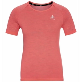 Sportshirt Odlo SS Crew Neck Blackcomb Ceramico Roze Damen