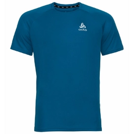 T-Shirt de Sport Odlo Homme SS Crew Neck Essential Mykonos Blue
