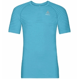 T-shirt de Sport Odlo Men SS Crew Neck Essential Seamless Horizon Blue Melange