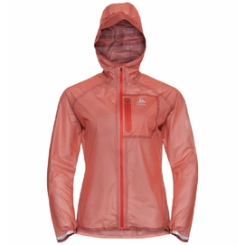Jacket Odlo Women Zeroweight Dual Dry Waterproof Hot Coral
