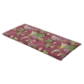 Coussin de Banc Madison Jasmijn Bordeaux (120 x 48 cm)