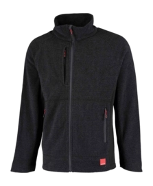 Werkjas Ballyclare Unisex 365 Hard-Wearing Fleece Jacket With Honeycomb And Full Zip Charcoal Black