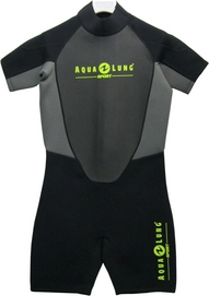 Wetsuit Aqua Lung Sport Rando Shorty 3mm Men Black Yellow