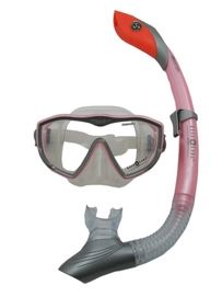Schnorchelset Aqua Lung Sport Diva I LX & Island Dry Pink