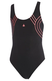 Badeanzug Aqua Sphere Kyra Black/Coral Kinder