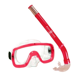 Schnorchelset Aqua Lung Sport Peeka & Tonga Rot