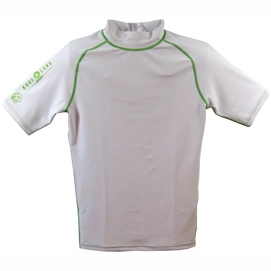 UV-T-Shirt Aqua Lung Sport Rashguard Weiß/Grün Herren