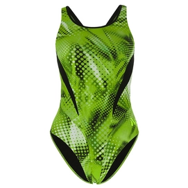 Badeanzug Michael Phelps Mesa Competition Back Multicolor Grün Damen-Größe 36