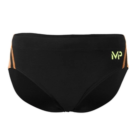 Badehose Michael Phelps Manu Brief Bright Schwarz Orange Herren