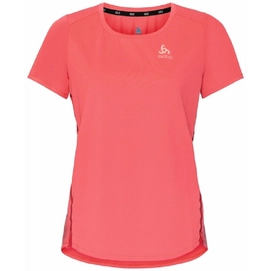 T-shirt de Sport Odlo Women SS Crew Neck Zeroweight Chill-T Rose