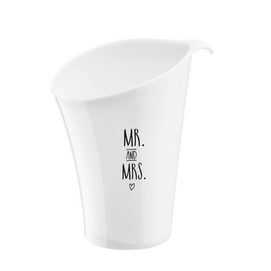 Wijnkoeler Koziol Pure Mr Mrs Cotton White
