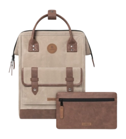 Sac à Dos Cabaïa Adventurer Recycled Waxed Cotton Rabat Medium