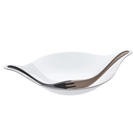 Salatschale Koziol Leaf L+ Weiß Schwarz Beige