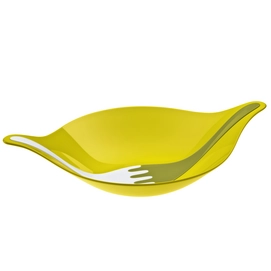 Salatschale Koziol Leaf L+ Grün Olive Weiß