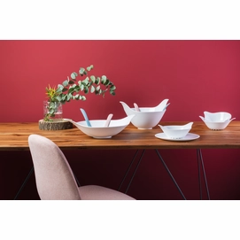 Saladeset Koziol Leaf XL+ Emerald Green-Cotton White